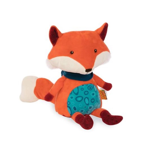 B. Toys | Stuffed Happy Yappies Plush Fox/Racoon Sensory Toy - Picture 1 of 11